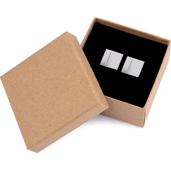 Manžetový knoflíček Manžetové knoflíky v dárkové krabičce, velké, 5 platina