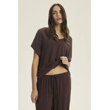 Dámské pyžamo Dámské pyžamo Esotiq Corenso Tmavě hnědá S