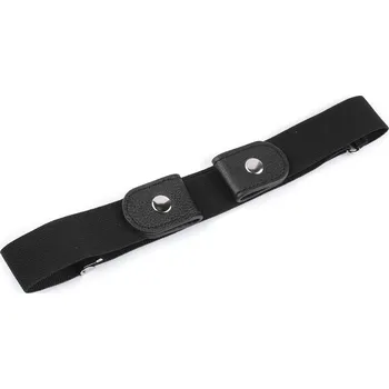 Opasek Pásek pružný bez spony, unisex šíře 3 cm, velké, černá