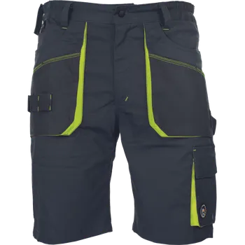 Pánské oblečení CERVA Šortky EMERTON STRETCH 0357004364046 46 Černá/žlutá