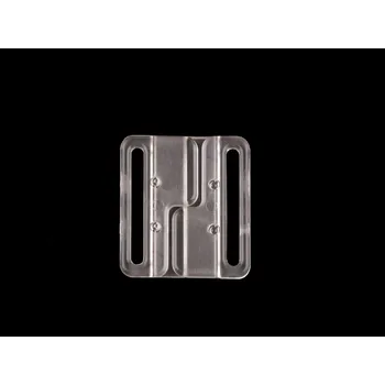 Plavkové zapínání šíře 32 mm plastové, střední, 3 transparent