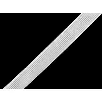 Kostice PES v metráži prošívací šíře 12 mm, střední, bílá