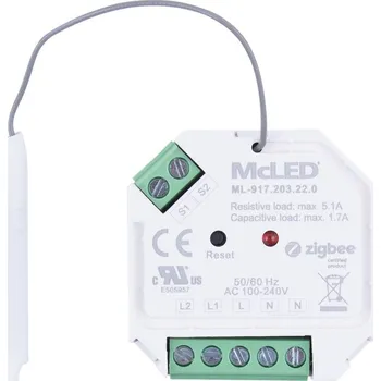 Příslušenství pro svítidlo ZigBee přijímač do krabičky pro spínání svítidel, 2 kanály, max. 400 W/230 VAC/kanál