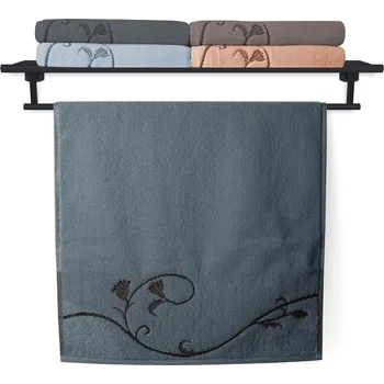 Osuška Veba Osuška Terry Floral Dance 036 šedá 70x140 cm