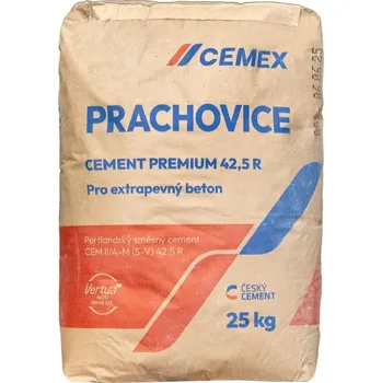 Průmyslové lepidlo Cement PREMIUM Prachovice II/A-M (S-V) 42,5 R Cemex – 25 kg