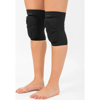 Chránič kolene DOMYOS Unisex chrániče kolen na moderní tanec pro děti i dospělé XS ČERNÁ