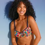 Plavková balkónová podprsenka Toboki s kosticemi vícebarená 85C