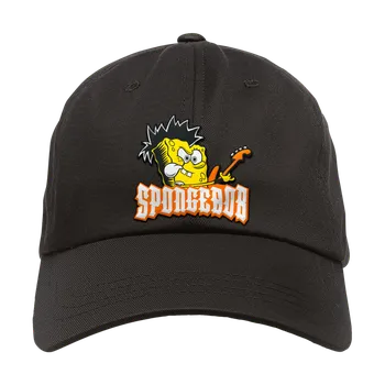 Kšiltovka Kšiltovka z SpongeBob SquarePants - Metal-Kids - Spongebob - Gitarre - Deti - černá