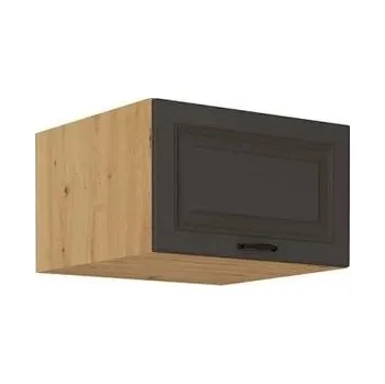 Kuchyňská skříňka Horní skříňka do kuchyně 60 cm FRYZIA - dub artisan / grafitová