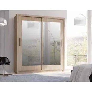 Šatní skříň Šatní skříň 180 cm se zrcadly COKATO 3 - dub sonoma