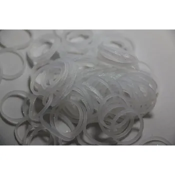 kreativní sada RAINBOW LOOM gumičky BÍLÉ třpytky