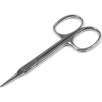 Nůžky na nehty a kůžičku Manikúrní nůžky nerezové záděrkové rovné, zahnuté, velké, 1 nikl rovná