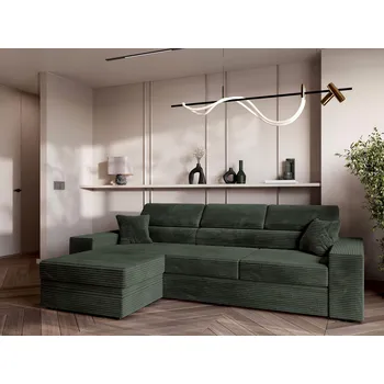 Sedací souprava Rohová sedací souprava AMIRA - zelená, levý roh