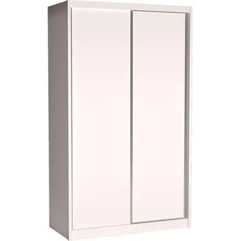 Šatní skříň Šatní skříň 143 cm s posuvnými dveřmi ANICA - alpská bílá