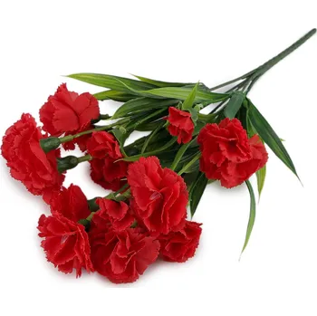 umělá květina Umělá kytice karafiát mini, střední, 2 červená