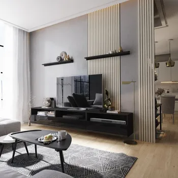 Obývací stěna Obývací stěna BRADT 23 - černá