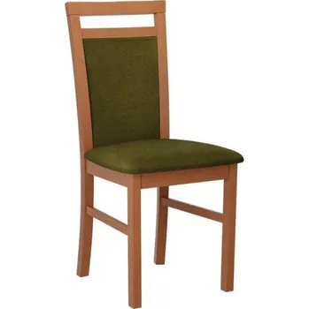 Jídelní židle Kuchyňská židle FRATONIA 3 - olše / tmavá olivová