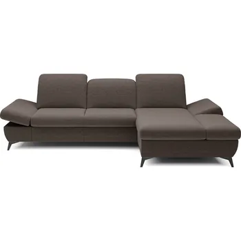 Sedací souprava Rohová rozkládací sedací souprava BROCKVILE - šedá 4, pravý roh