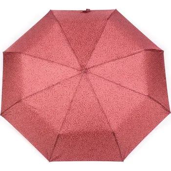 Deštník Dámský skládací vystřelovací deštník, střední, 1 starorůžová