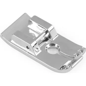 Příslušenství k šicímu stroji Patka kovová lemovací, overlocková, rovný steh, střední, 1 nikl rovný steh