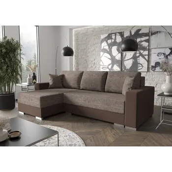 Sedací souprava Praktická sedací souprava VANITA - světle hnědá / hnědá