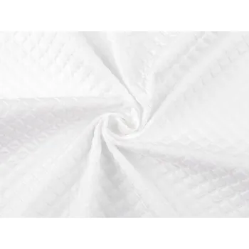 Šusťákovina zpevněná 3D kostičky, střední, 1 (2) Off White