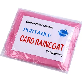 Pláštěnka Pláštěnka pro dospělé, jednorázová, střední, 2 růžová světlá