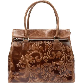 Kožená kabelka Luka hnědá KZ2249482