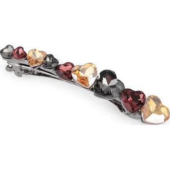 Náramek Francouzská spona do vlasů srdce, střední, 1 colorado topaz