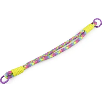 Náramek Univerzální šňůrka / přívěsek / klíčenka s karabinami, střední, 2 fialová lila