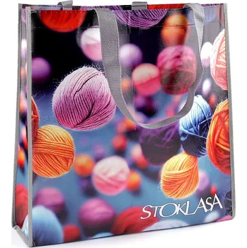 Nákupní taška Nákupní taška Stoklasa 35x35 cm, velké, modrofialová