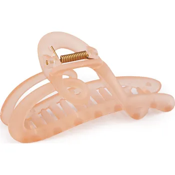 Náramek Skřipec do vlasů srdce, střední, 3 pudrovo-lososová