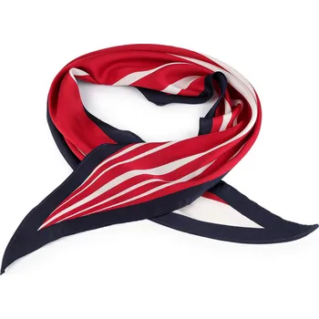 Náramek Saténový šátek 35x115 cm, střední, 2 červená