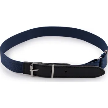Opasek Dětský pásek pružný šíře 2,5 cm, velké, 1 modrá tmavá