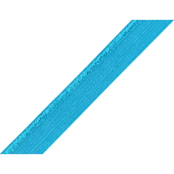 Lemovací pruženka / ramínková šíře 11 mm s výpustkem, střední, 12 (47) modrá azuro