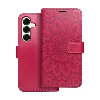 Pouzdro na mobilní telefon Pouzdro MEZZO Book pro SAMSUNG S25 mandala magenta - OEM + zdarma možnost vyzkoušet a vrátit zboží do 30 dní