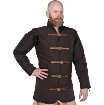 Karnevalový kostým Epic Armoury Gambeson hnědý, velikost XL