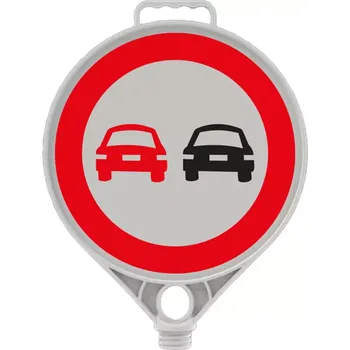 Dopravní značka FLOMA Zákaz předjíždění 28 cm x 28 cm