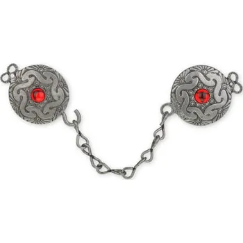 Karnevalový doplněk imago Zapínání na plášť Meandr, barva fialová