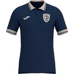 Pánské sportovní polo Joma FED. FUTBOL RUMANÍA STAFF FREE TIME SHORT SLEEVE POLO 2XL Modrá, Béžová