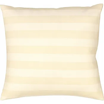 Povlak na dekorativní polštářek DADKA VRACOV Povlak na polštář atlas grádl šampaň proužek 2 cm Rozměr: 40x40