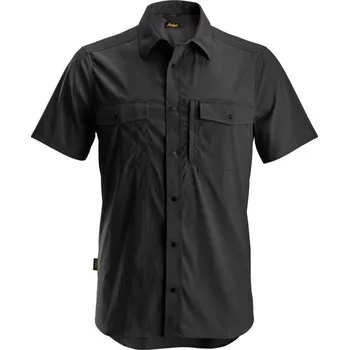 Pánská košile Snickers Workwear | Košile funkční LiteWork s krátkým rukávem černá - Černá / XL / XL / černá