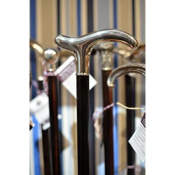 Vycházková hůl luxusní Fayet Elegant - STŘÍBRNÁ (PUNCOVANÁ)