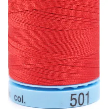Nit Bavlněné nitě 400 m Etiketní č.50 Triana Amann, střední, 0501 Aurora Red