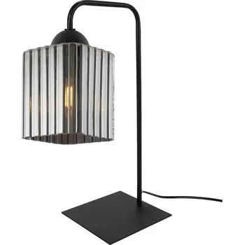 Stojací lampa Stolní lampa Riffle Square, 1x grafitové skleněné stínítko, b