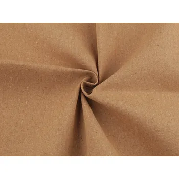 Bavlna surová, střední, 3 (10) béžová tm.