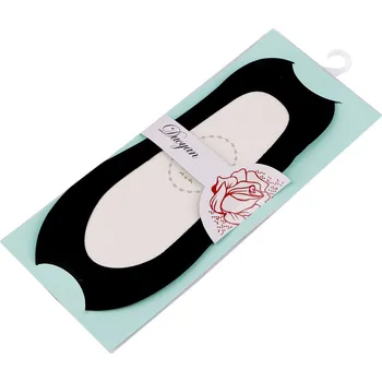 Dámské ponožky Dámské / dívčí ponožky do tenisek / balerín se silikonem a protiskluzem, velké, 3 černá