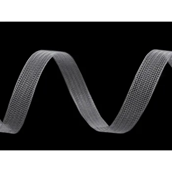 Modistická krinolína na vyztužení šatů a výrobu fascinátorů šíře 1 cm, střední, 1 transparent