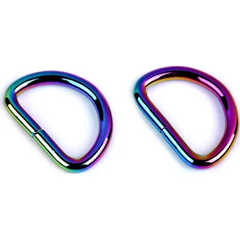 Polokroužek šíře 25 mm duhový, velké, multikolor