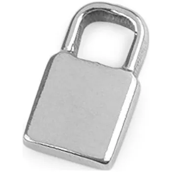 Přívěsek Přívěsek / mezidíl k výrobě šperků z nerezové oceli nekonečno, kost, motýl, srdce, střední, 6 platina zámek